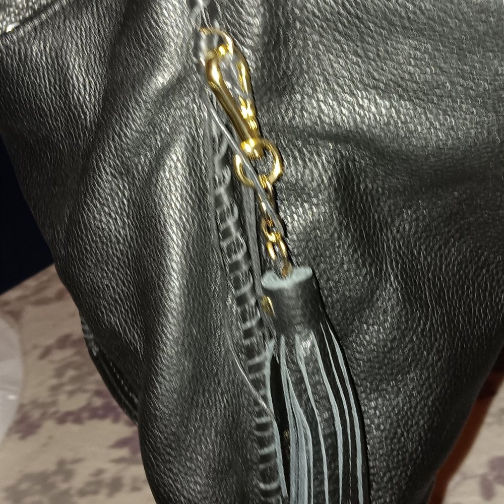 M. London Genuine Vegan Leather Hobo